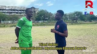 Mysterious Ebusua Dwarfs players assured fans of qualification to the premier league [upl. by Ehtyde]