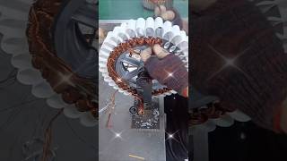 Electric vehicle motor winding process [upl. by Mahalia]