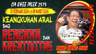 KHK KANG HONG KIAN  RAMALAN 12 SHIO DI BULAN KESATU IMLEK CIA GWEE 20242575 [upl. by Essirehs]