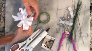 Make a corsage bow DesignbyElisa [upl. by Erena]