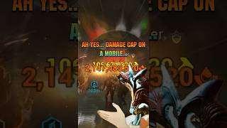 Warframe First Damage cap on Mobile [upl. by Aneetsirk]