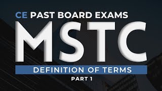 CE Past Board Exam Problems MSTC 2015  2023  Part 1 [upl. by Ikkir]