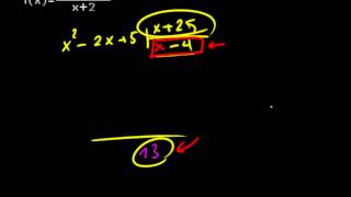 Gebrochen rationale Funktion schräge Asymptote  Video 5 [upl. by Rachele184]