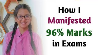 How I Manifested 96 Marks in Exams Manifestation Technique Twesha Jaiin The Youngest Occultist [upl. by Lehmann146]