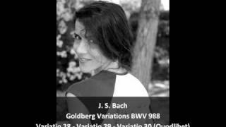 J S Bach  Goldberg Variations BWV 988 12Variatio 282930 1213  Chiara Massini Harpsichord [upl. by Haslam]