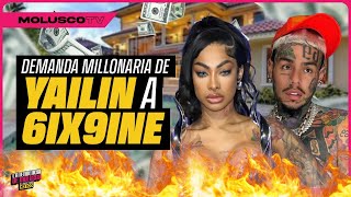 Engañan a Yailin y radica demanda Millonaria contra 6ix9ine Molusco quotSe Los dije que no era realquot [upl. by Sirod]