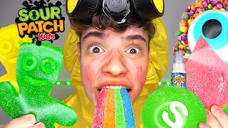 Extreme Giant Sour Food  ASMR [upl. by Atnwahs821]