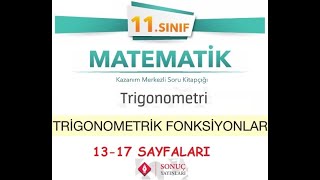 Sonuç Yayınları 11Sınıf Matematik Kitabı Trigonometri Konusu 1317 Sayfaları [upl. by Llenral]