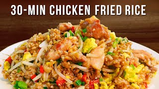 Easy Chicken Fried Rice  Best Fried Rice Recipe [upl. by Ermengarde]