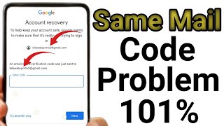 Gmail recovery kaise kare  same email otp problem Solve  2 step verification gmail recovery 2024 [upl. by Saideman]