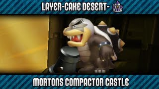 New Super Mario Bros U 100  LayerCake DesertCastle Mortons Compactor Castle [upl. by Callista]