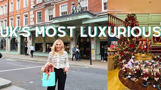 Come Shopping In Londons Most Expensive Store  Royal Family  Fortnum amp Mason Christmas Shopping [upl. by Bobbie197]