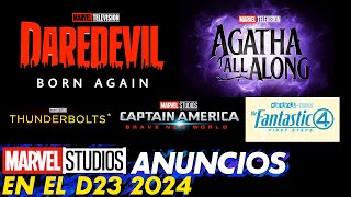 Marvel Studios en D23 2024 TODOS LOS ANUNCIOS [upl. by Llennyl793]