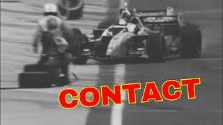 2006 Champ Car Mexico City  Power and Worth Pit Road Contact [upl. by Nodnal101]