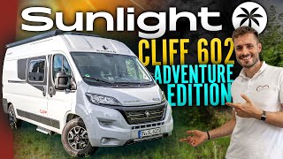 Günstiger Campervan mit 6 Metern amp Einzelbetten 🔥  Sunlight Cliff 602 Adventure Edition [upl. by Conchita404]