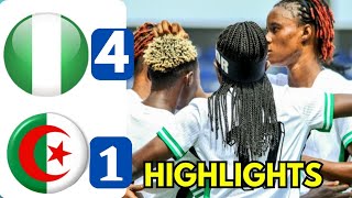 NIGERIA vs ALGERIA 41 INTERNATIONAL FRIENDLY MATCH  GOALS amp HIGHLIGHTS [upl. by Nnahgiel]