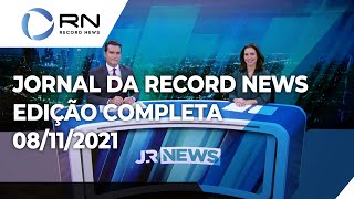 Jornal da Record News  08112021 [upl. by Akierdna854]