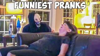 1 Hour Try Not To Laugh Challenge Funny Pranks Videos and Scare Cam Fails 2024 [upl. by Joli]