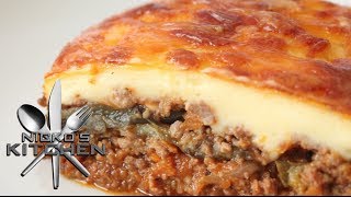 HOW TO MAKE MOUSSAKA  VIDEO RECIPE [upl. by Ecnar984]