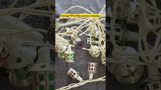 Vintage PIFCO Mini Lantern Christmas Light Unboxing christmaslights christmas vintage pifco [upl. by Gimble199]