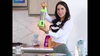 Jen Selters BlendJet Green Smoothie Recipe [upl. by Joacimah]