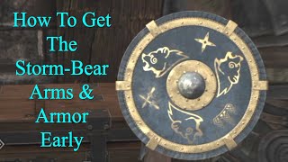 Skyrim AE  How To Get The StormBear Arms amp Armor Early [upl. by Alastair]