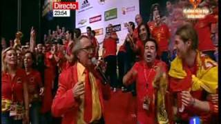 Manolo Escobar en la celebración de la Roja [upl. by Oilasor]