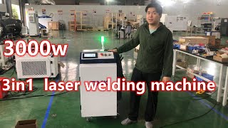 3000w 3in1 laser welding machine [upl. by Ahsenad]