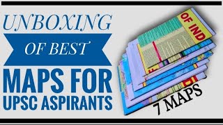 Must Have quotMAPSquot FOR UPSC PREPARATION  Wall Charts  Unboxing  upsc ias [upl. by Asilej]