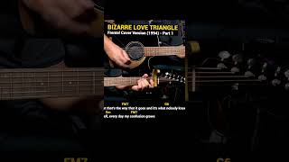 Bizarre Love Triangle  Frente Cover Version 1994 Easy Guitar Chords Tutorial with Lyrics Part 1 [upl. by Llehcal]