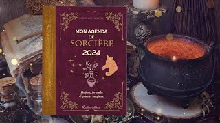 ⭐️ Mon agenda de sorcière 2024 aux éditions Rustica ⭐️ [upl. by Isolt]