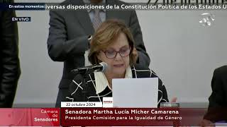 Comisiones unidas de Puntos Constitucionales Para la Igualdad de Género y Estudios Legislativos [upl. by Henka419]