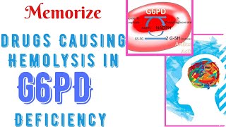 Drugs causing Hemolysis in G6PD deficiency Mnemonic [upl. by Binette]