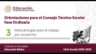 2a Sesión CTE Tema 3 Metodologías de Trabajo por Proyectos [upl. by Ycnej458]