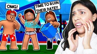 I WENT ON MY FIRST DATE amp MY BEST FRIEND GOT JEALOUS SO SHE RUINED THE DATE  Roblox Roleplay [upl. by Faso]