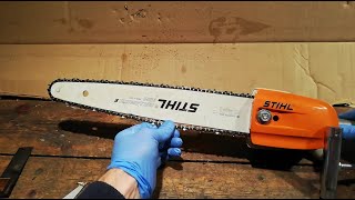 STIHL HTKM Pole Pruner Cleaning Maintenance [upl. by Jaclin]