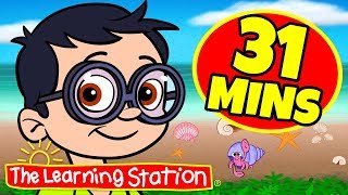 Apples and Banana’s Song ♫ The Learning Station ♫ 31 Mins Compilation ♫ Videos for Kids [upl. by Eissak802]