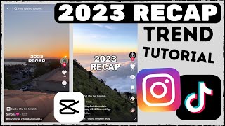 2023 Recap TikTok Trend Tutorial I 2023 Recap Template For Instagram Reels amp TikTok [upl. by Lindeberg]