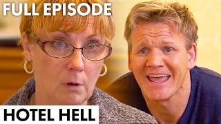 Gordon Locks Out ControlFreak Hotel Owner  Hotel Hell [upl. by Dranyam]