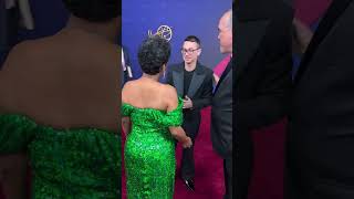 Christian Siriano at the EMMYS redcarpet [upl. by Selinski114]