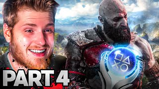 Platinuming God of War Ragnarok on Give Me God of War 1 rage10 pushups [upl. by Aneekat]