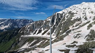 Windpark Gotthardpass  5 x Enercon E92 Turbinen [upl. by Elletsirhc477]