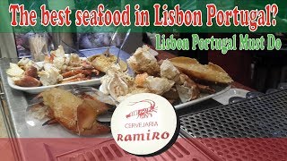 Cervejaria Ramiro the best seafood in Lisbon   PA Vlog [upl. by Graces214]