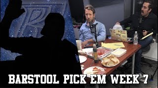 Barstool Pick Em Podcast Week 7 [upl. by Saravat]