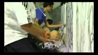 Nippon Paint Pylox Spray Paint  Adidas all24 Graffiti Showcase [upl. by Isteb]