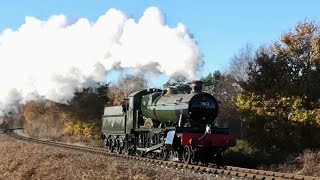 7812 Erlestoke Manor returns to SVR first test runs 71222 [upl. by Airrehs]