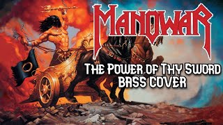 MANOWAR The Power of Thy Sword bass cover with TABS [upl. by Bashee]