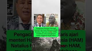 hotman paris ajari menteri HAM Bela korban HAM modalnya cukup handphone hotmanparis [upl. by Eiznikam174]