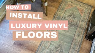 Installing LifeProof Fresh Oak Luxury Vinyl Floors [upl. by Harve450]