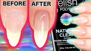 HOW TO APPLY GEL NAILS POLYGEL inc REBALANCE INFILL BACKFILL  Gelish Polygel Review Application [upl. by Llecrep138]